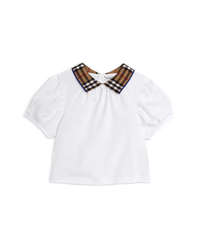 商品Burberry|Girls' Alesea Piqué Top - Little Kid, Big Kid,价格¥1251,第1张图片详细描述