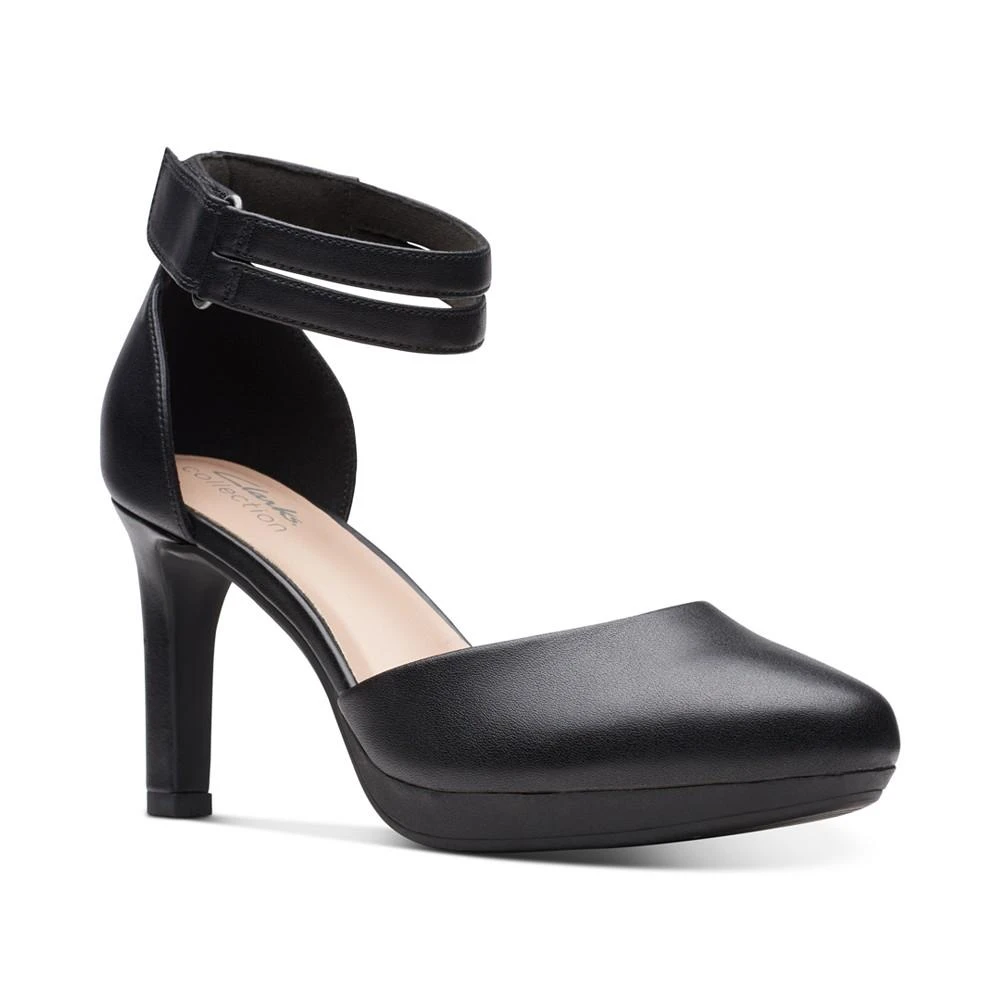 商品Clarks|Women's Ambyr Skip Ankle-Strap Platform Pumps,价格¥301,第1张图片