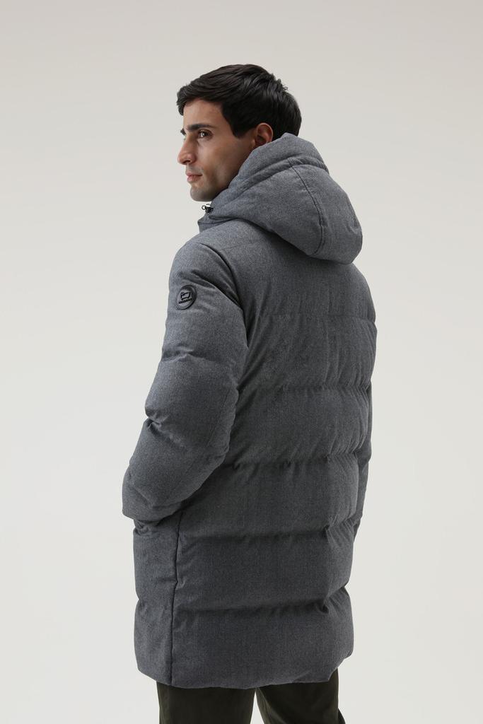 商品Woolrich|Luxe Long Parka in Vitale Barberis Canonico Wool,价格¥8104,第5张图片详细描述