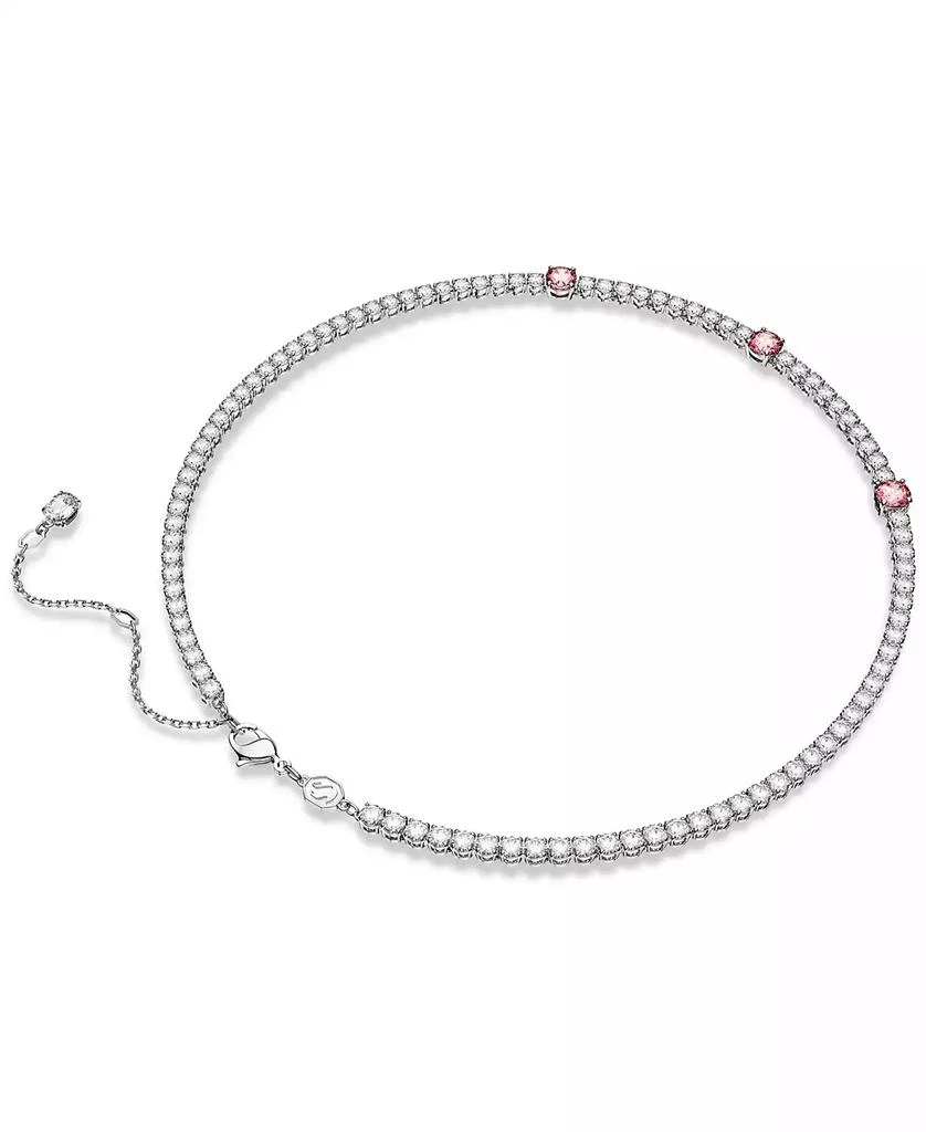 商品Swarovski|Rhodium-Plated Mixed Crystal Tennis Necklace, 15" + 2-3/4",价格¥1990,第4张图片详细描述