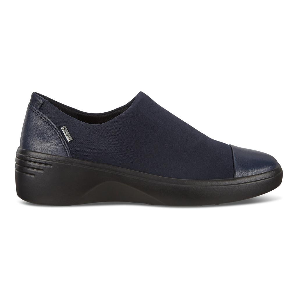 商品ECCO|ECCO SOFT 7 Women's Wedge GTX Slip-On,价格¥447,第1张图片