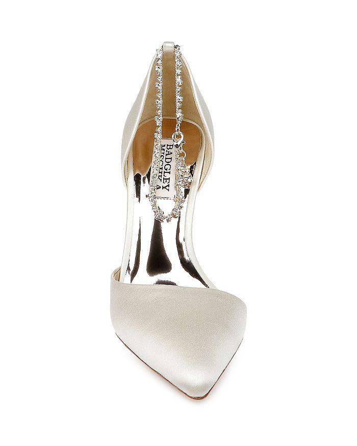 Women's Tierra Crystal Ankle Chain d'Orsay Pumps商品第4张图片规格展示