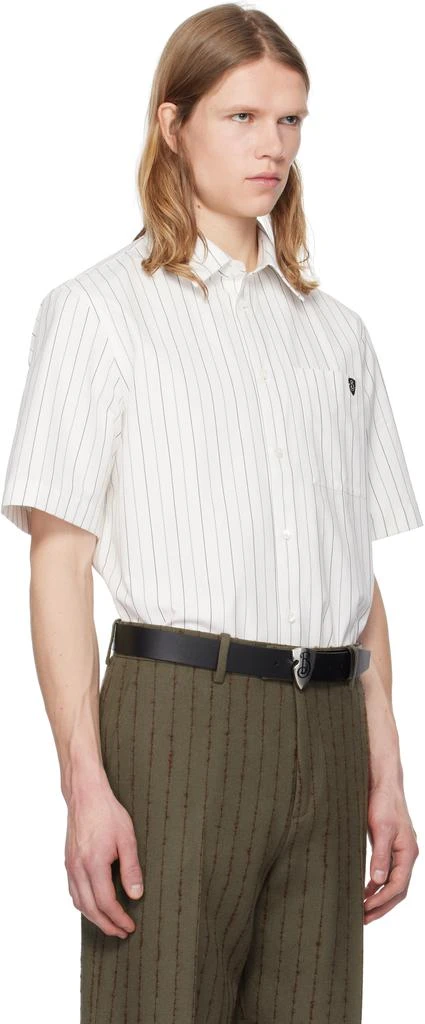 商品Burberry|白色细条纹衬衫,价格¥3322,第2张图片详细描述