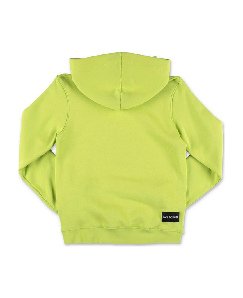 商品Neil Barrett|Neil Barrett Felpa Giallo Lime In Cotone Con Cappuccio,价格¥972,第4张图片详细描述