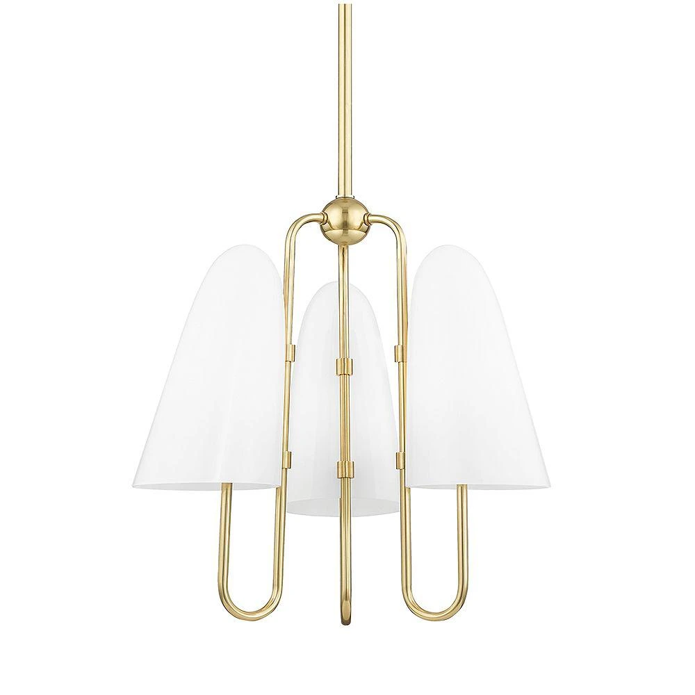 商品Hudson Valley|Slate Hill 3 Light Chandelier,价格¥5184,第1张图片详细描述