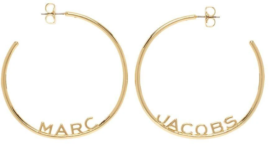 商品Marc Jacobs|Gold 'The Monogram Hoops' Earrings,价格¥794,第1张图片