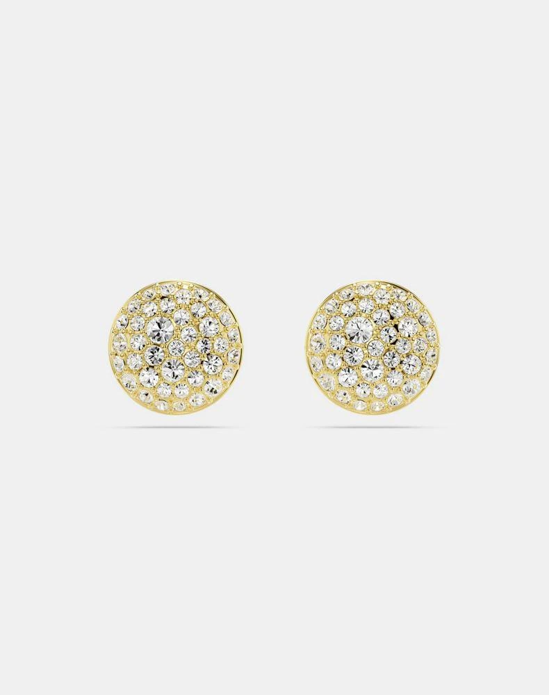 商品Swarovski|Swarovski meteora stud earrings gold-tone plated in white,价格¥885,第4张图片详细描述