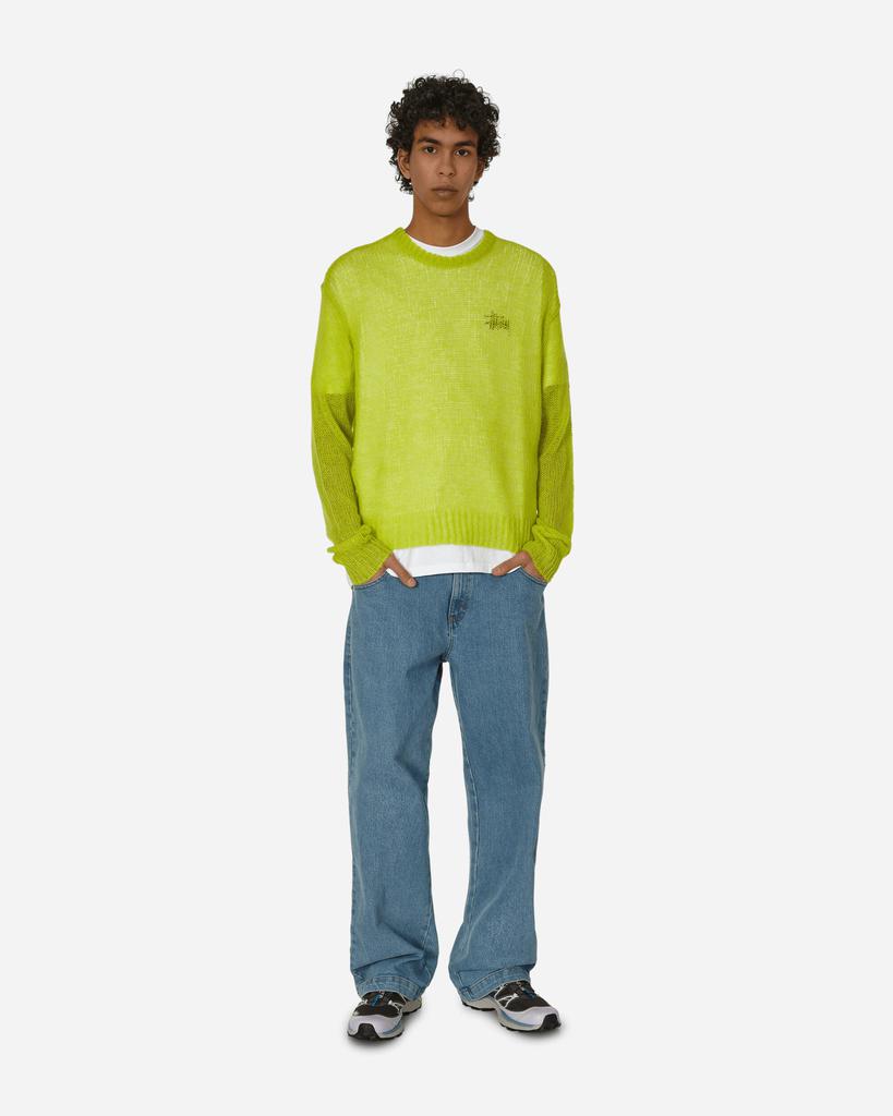 STUSSY STRAND SWEATER LIME Mサイズ STUSSY strand sweater LIME Mサイズ