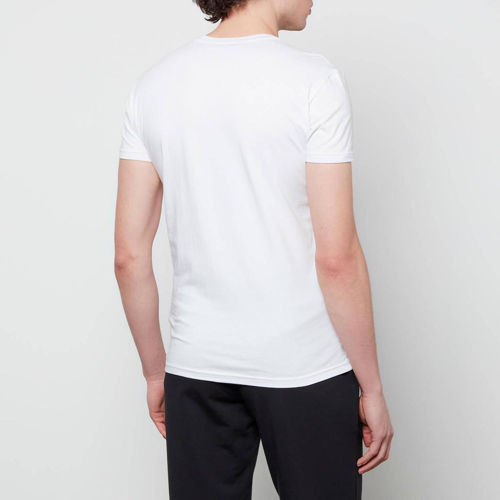 商品Emporio Armani|Emporio Armani Men's Shiny Logoband T-Shirt - White,价格¥197,第4张图片详细描述