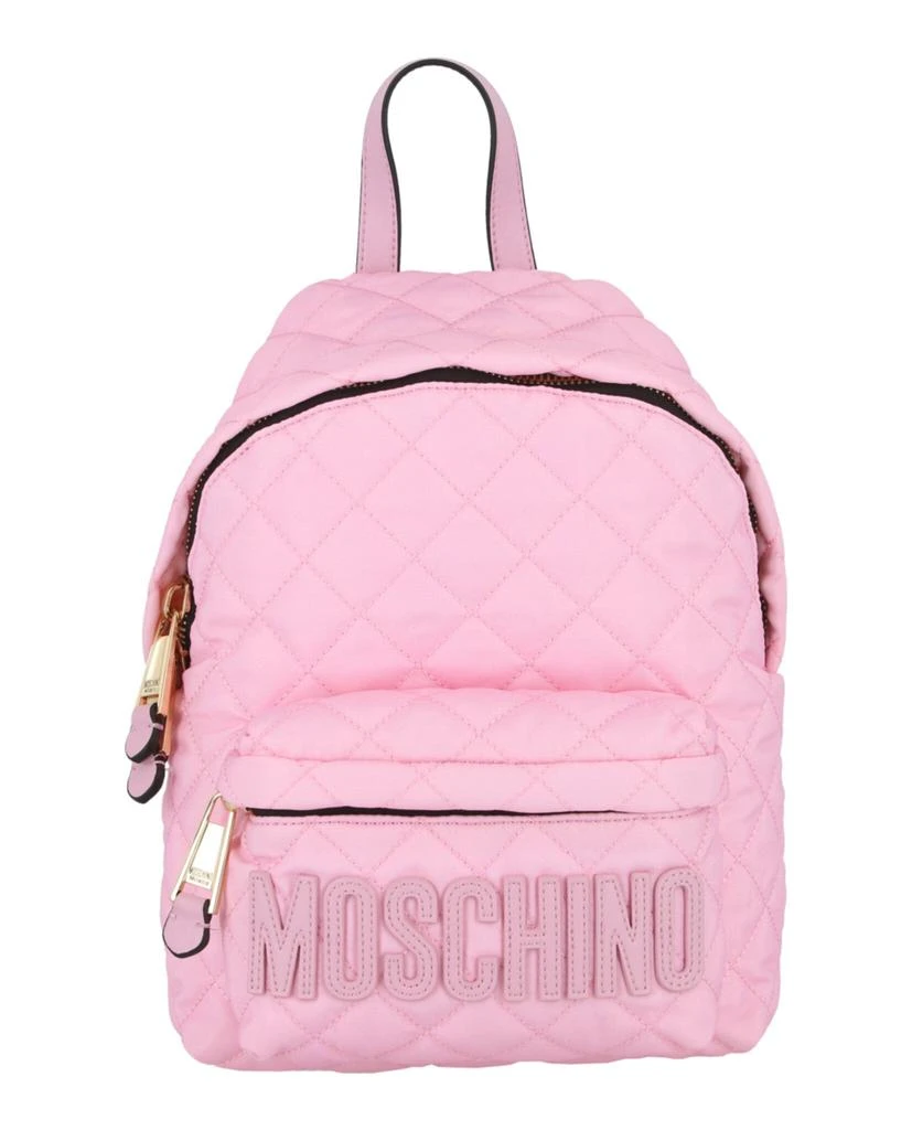 商品Moschino|Quilted Nylon Logo Backpack,价格¥2620,第1张图片