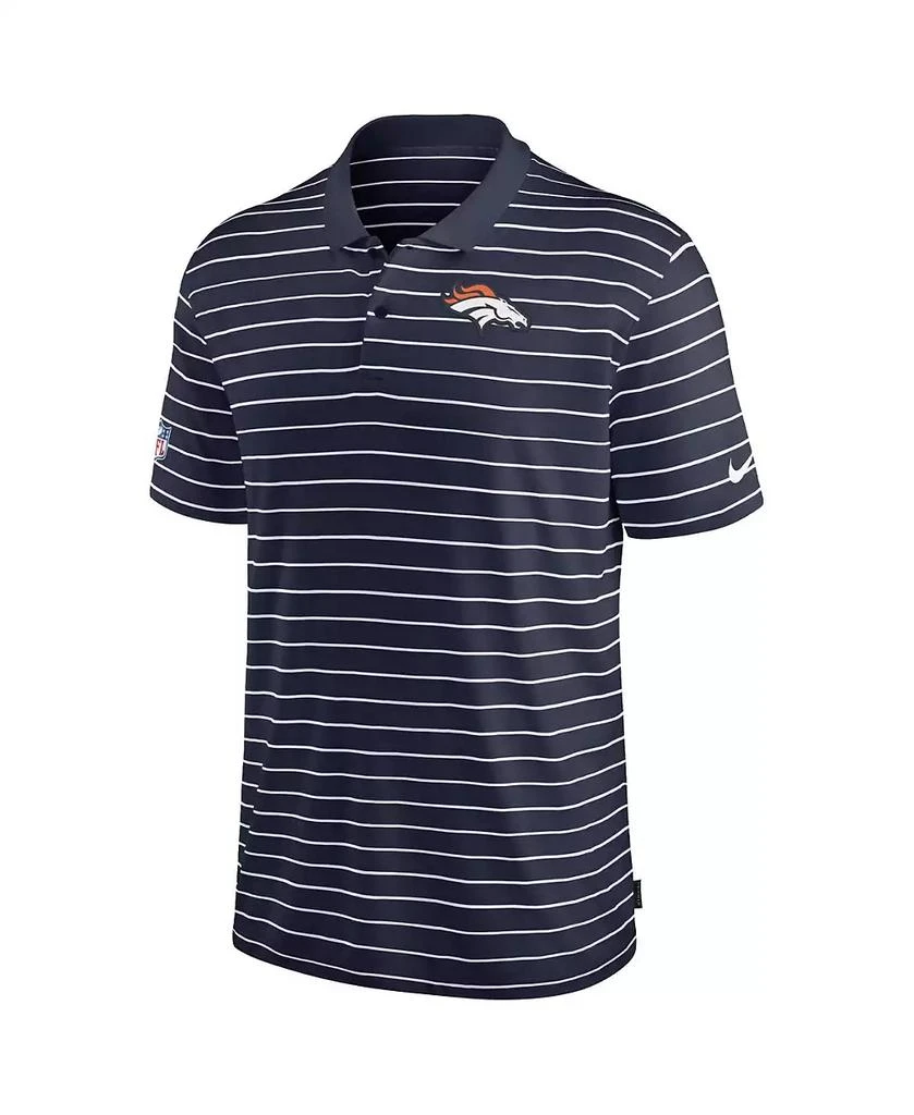 商品NIKE|Men's Navy Denver Broncos Sideline Lock Up Victory Performance Polo Shirt,价格¥397,第3张图片详细描述