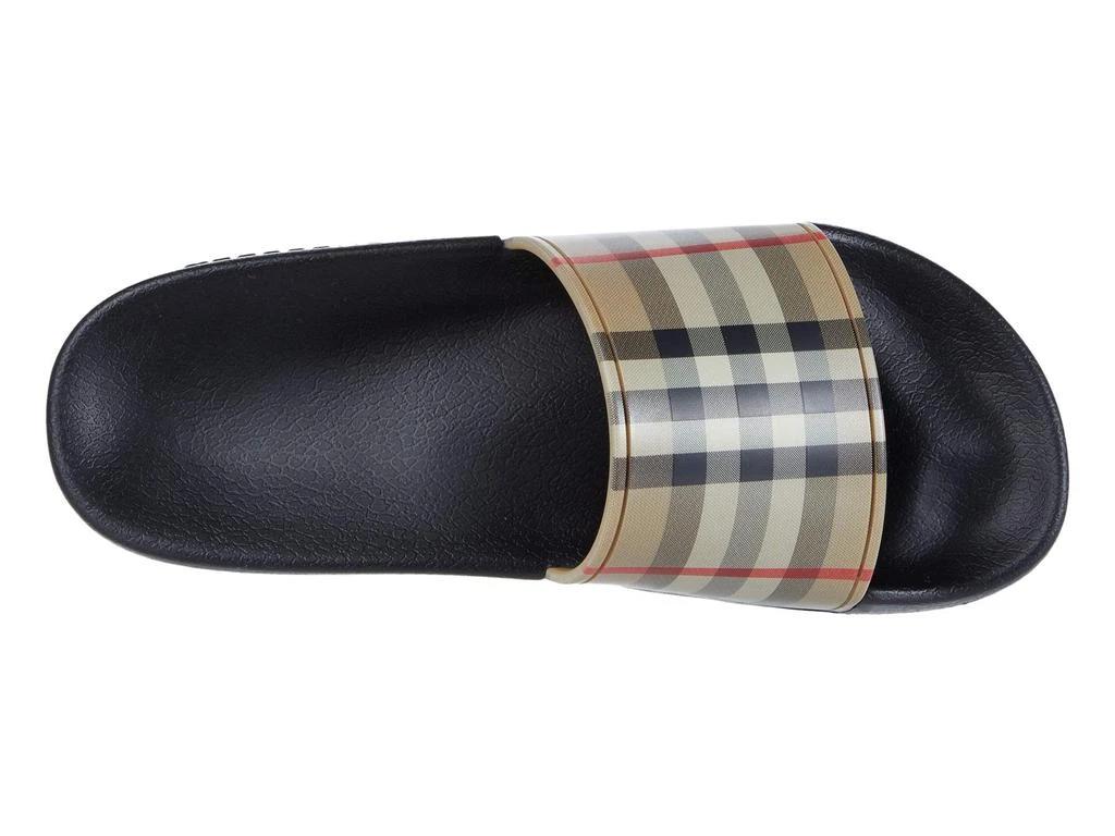 商品Burberry|Mini Furley Check Slide (Toddler/Little Kid),价格¥862,第2张图片详细描述