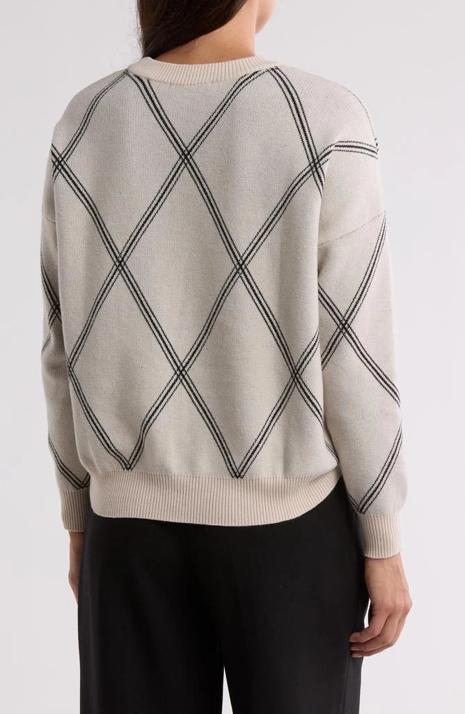 商品Tahari| Tahari 圆领长袖套头毛衣 女士,价格¥74,第2张图片详细描述