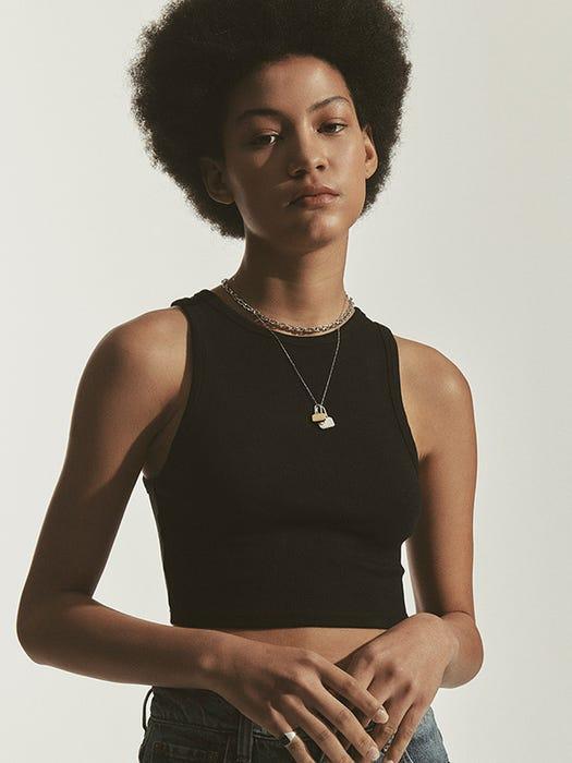 商品hyeres-lor|Name Lock Upper Case Necklace M (HL5T23502C9XXX_1),价格¥1380,第5张图片详细描述