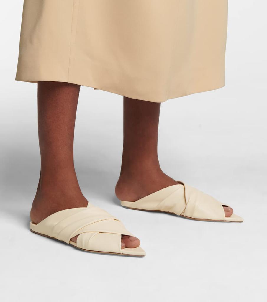 商品Jil Sander|Leather slides,价格¥2280,第6张图片详细描述