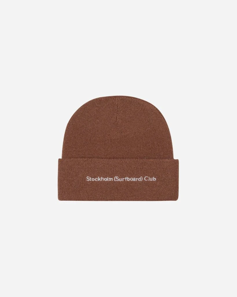 商品Stockholm (Surfboard) Club|Beanie Brown,价格¥304,第2张图片详细描述