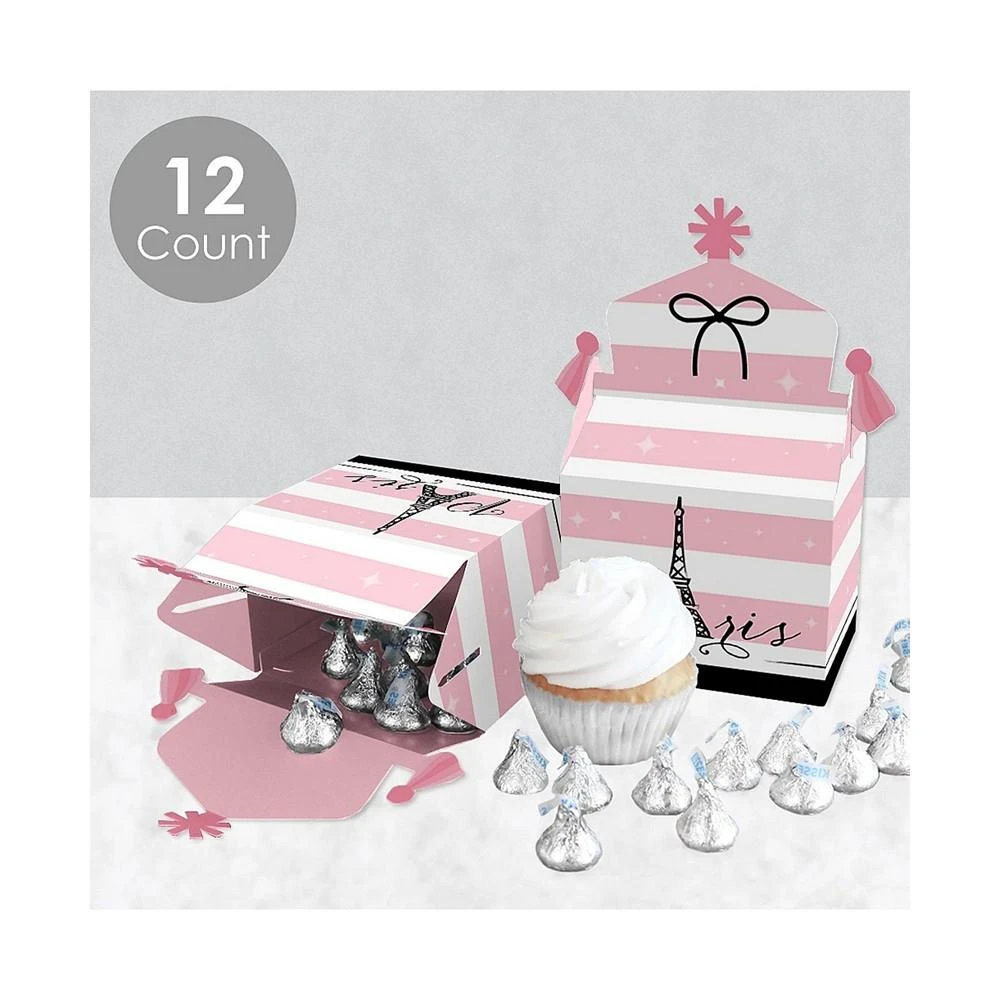 商品Big Dot of Happiness|Paris, Ooh La La - Treat Box Party Favors - Paris Themed Baby Shower or Birthday Party Goodie Gable Boxes - Set of 12,价格¥142,第2张图片详细描述