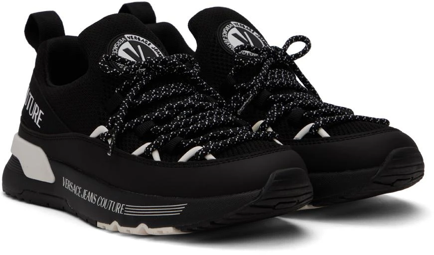 商品Versace|Black Dynamic Sneakers,价格¥787,第4张图片详细描述