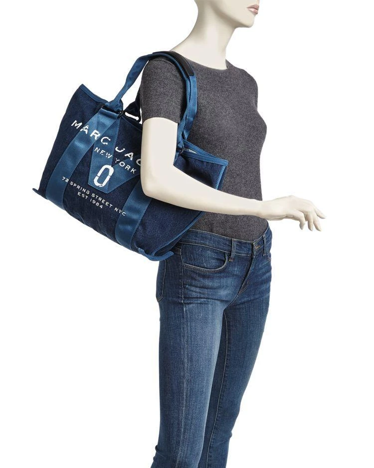 商品Marc Jacobs|Logo Small Denim Tote,价格¥875,第2张图片详细描述
