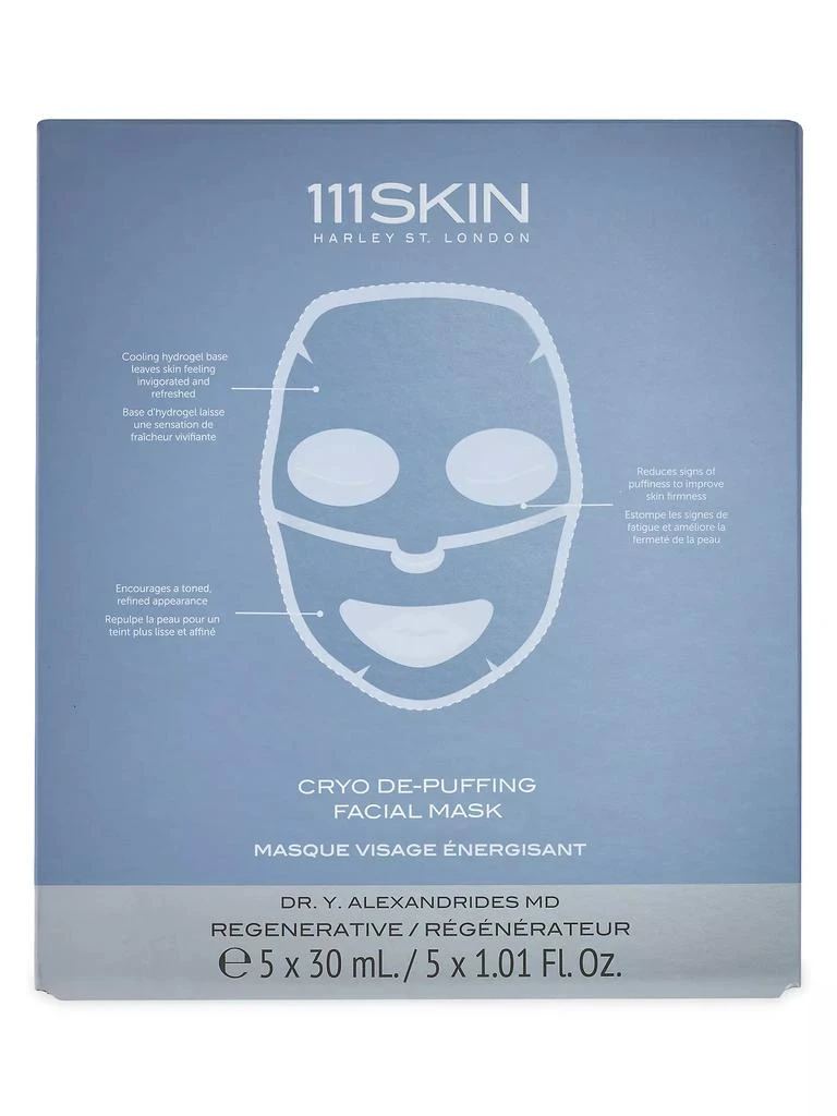 商品111skin|Cryo De-Puffing 5-Piece Facial Mask Set,价格¥1025,第1张图片