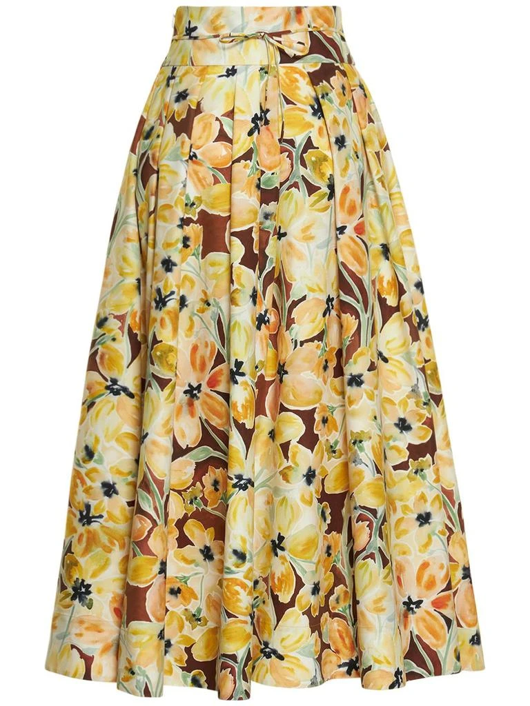 商品Rosie Assoulin|Vanessa Printed Taffeta Midi Skirt,价格¥5580,第3张图片详细描述
