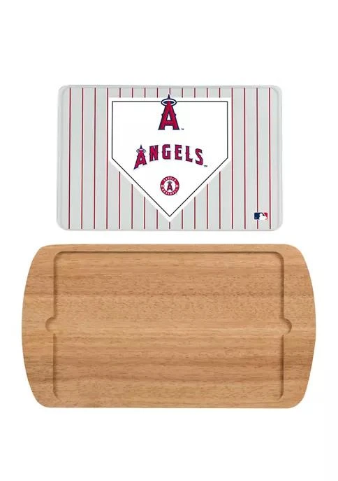 商品Toscana|Mlb Los Angeles Angels Billboard Glass Top Serving Tray,价格¥580,第2张图片详细描述
