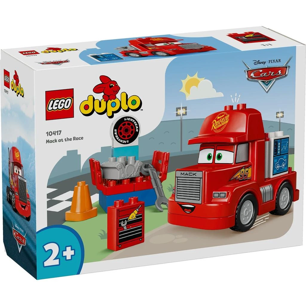 商品LEGO|LEGO DUPLO | Disney and Pixar’s Cars Mack at the Race 10417,价格¥202,第1张图片