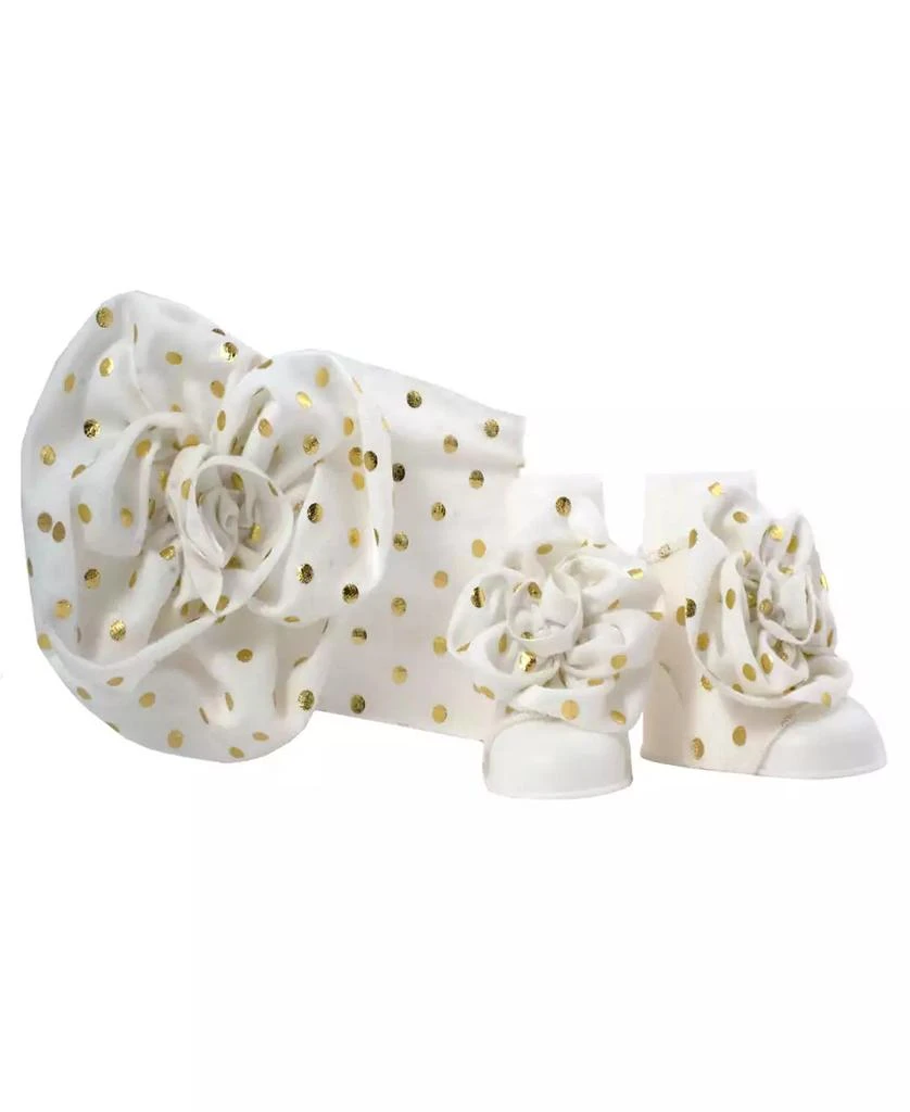 商品Baby Deer|Baby Girls with Polka Dot Headband and Peep Toe Gift Set,价格¥282,第1张图片