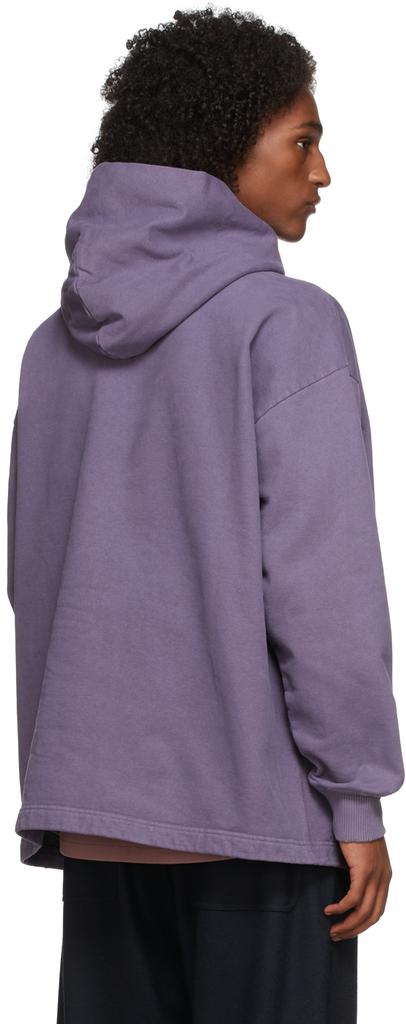 Purple Fleece Logo Hoodie商品第3张图片规格展示