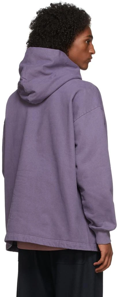 商品Acne Studios|Purple Fleece Logo Hoodie,价格¥1537,第3张图片详细描述