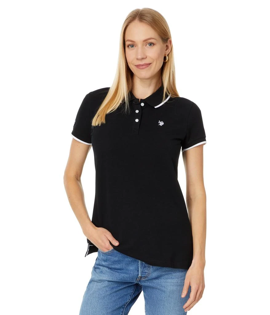 商品U.S. POLO ASSN.|Classic Stretch Pique Polo Shirt,价格¥163,第1张图片