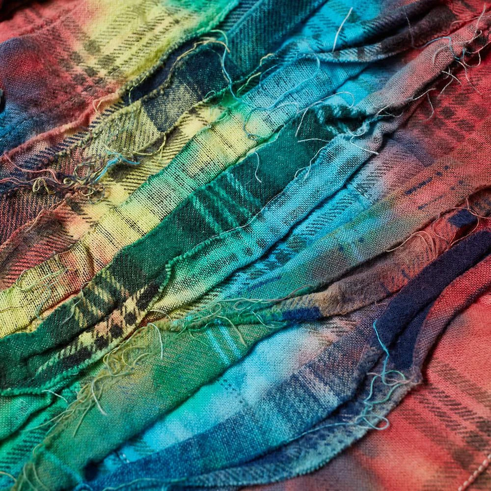 商品Needles|Needles 7 Cuts Tie Dye Flannel Shirt,价格¥833,第2张图片详细描述
