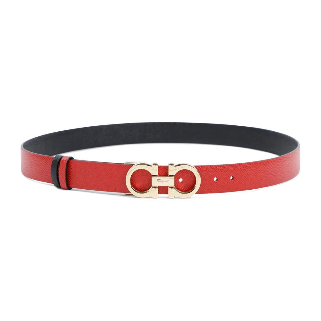 商品Salvatore Ferragamo|FERRAGAMO SALVATORE  GANCINI LEATHER BELT,价格¥3022,第1张图片