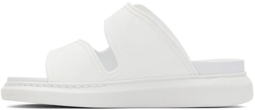 商品Alexander McQueen|White Hybrid Sandals,价格¥1426,第3张图片详细描述