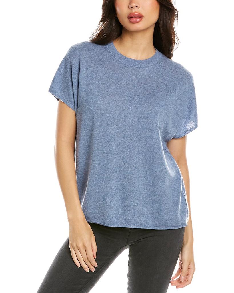Vince Cashmere & Linen-Blend T-Shirt商品第1张图片规格展示