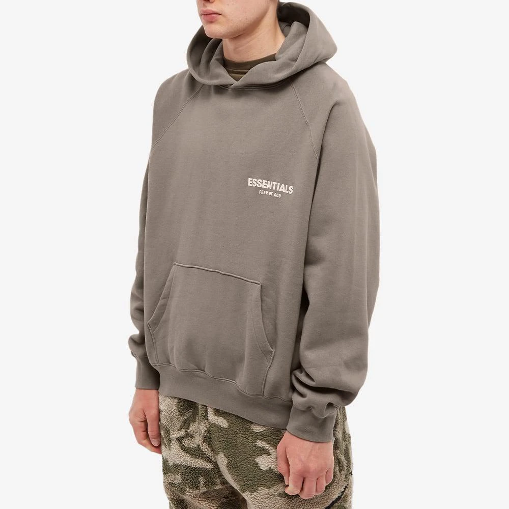 商品Essentials|Fear of God ESSENTIALS Logo Popover Hoody - Desert Taupe,价格¥768,第2张图片详细描述