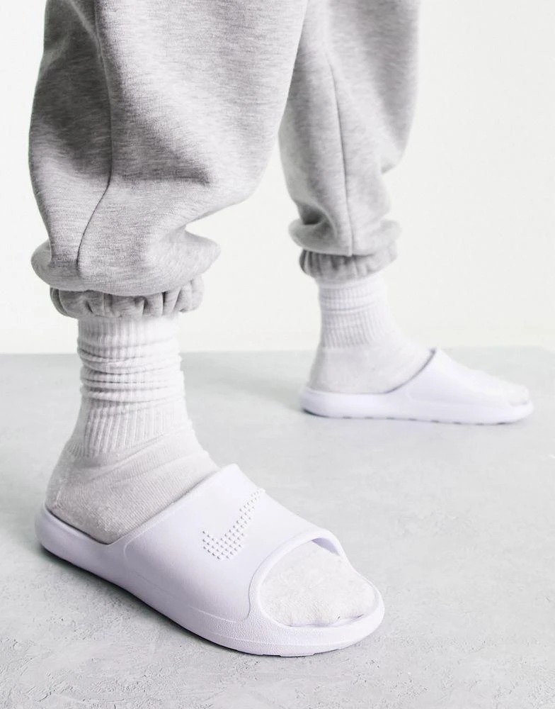 商品NIKE|Nike Victori one shower sliders in white,价格¥242,第1张图片