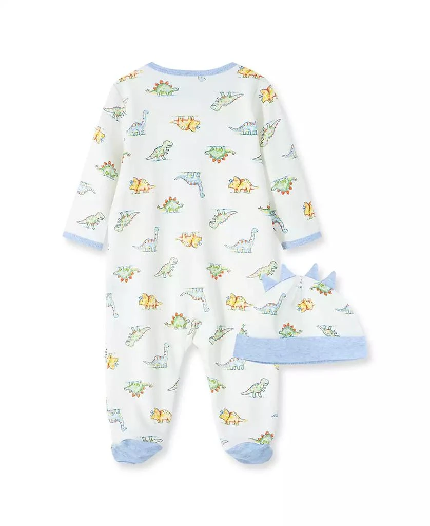 商品Little Me|Baby Boys Dinomite Footed Coverall and Cap Set, 2 Piece,价格¥98,第4张图片详细描述