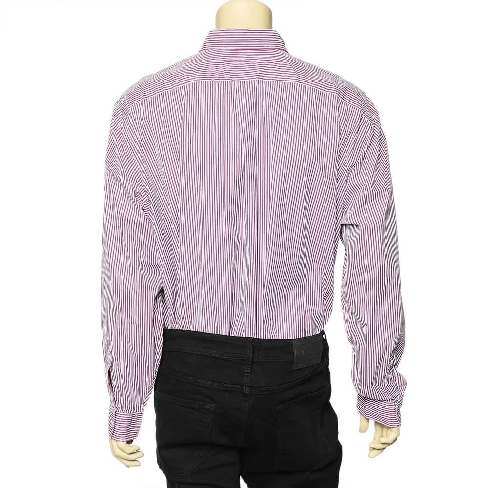 商品[二手商品] Ralph Lauren|Ralph Lauren Purple Striped Cotton Button Front Shirt 3XB,价格¥869,第3张图片详细描述