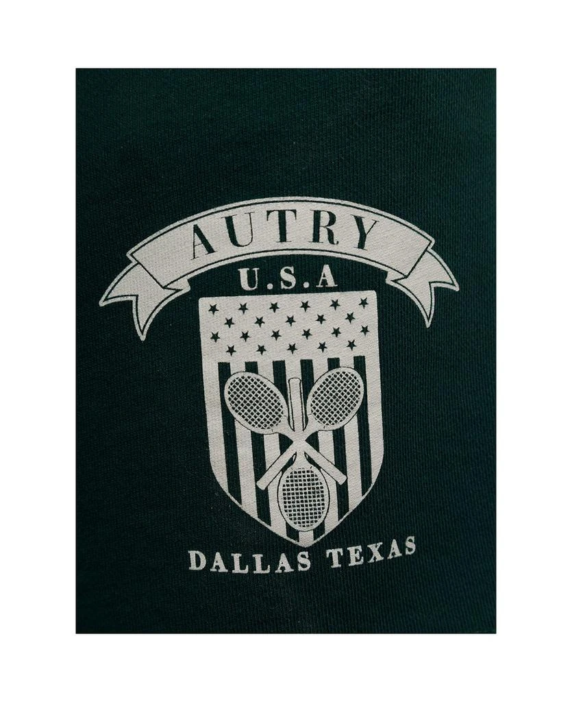 商品Autry|Man's Green Cotton Bermuda Shorts With Logo Print,价格¥651,第3张图片详细描述