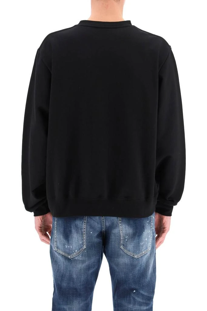 商品GCDS|Gcds Crew Neck Sweatshirt With Rubberized Logo,价格¥863,第3张图片详细描述