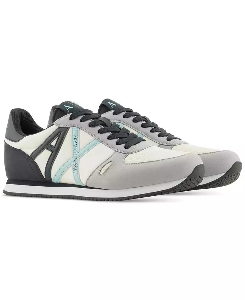 商品Armani Exchange|Men's Rio Logo Sneakers,价格¥898,第1张图片