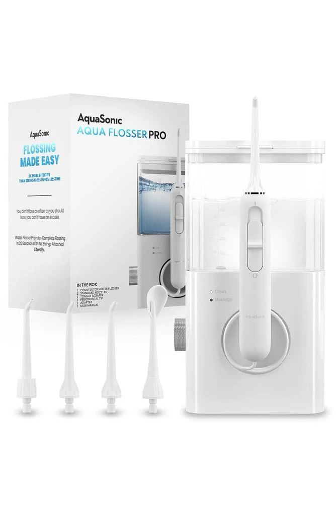 商品AquaSonic|Aqua Flosser Pro - White,价格¥494,第1张图片