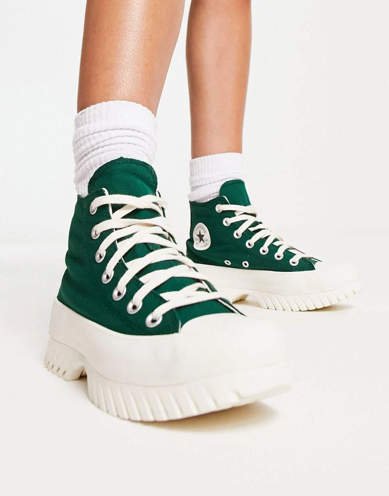 商品Converse|Converse Chuck Taylor All Star Lugged 2.0 Hi trainers in collegiate green,价格¥819,第1张图片