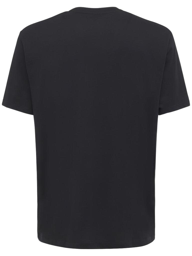 商品Armani Exchange|Printed Logo Cotton Jersey T-shirt,价格¥207,第6张图片详细描述