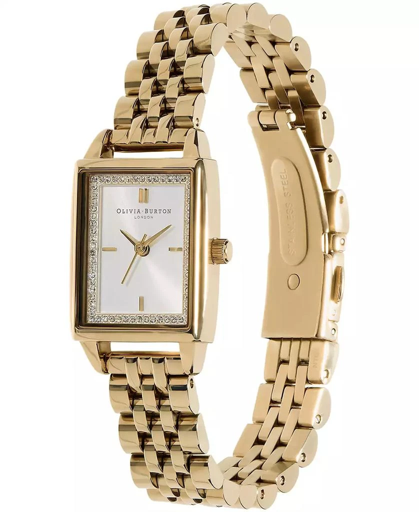 商品Olivia Burton|Women's Quartz Gold-Tone Stainless Steel Bracelet Watch 25.5mm x 20.5mm,价格¥1363,第2张图片详细描述