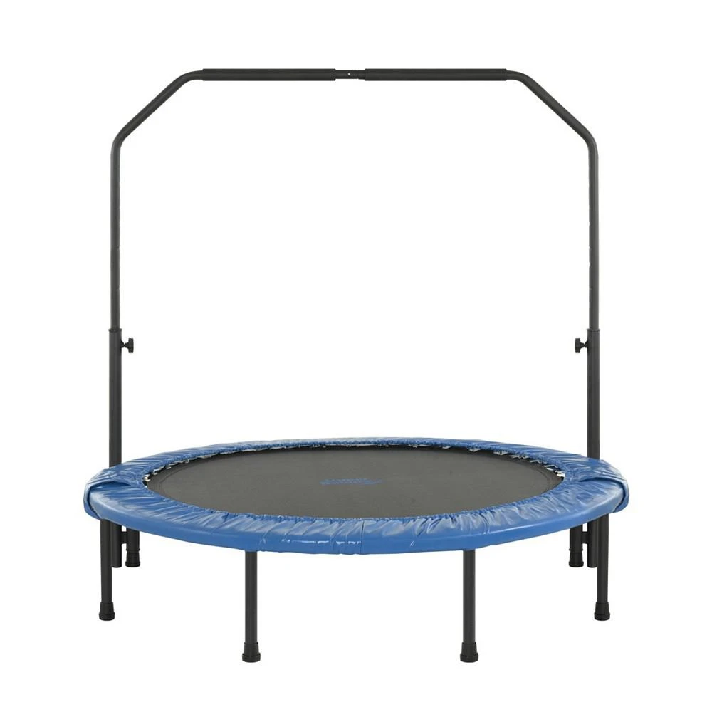商品Champ Celebrations|Upper Bounce 48" Mini Foldable Rebounder Fitness Trampoline with Adjustable Handrail,价格¥1712,第1张图片