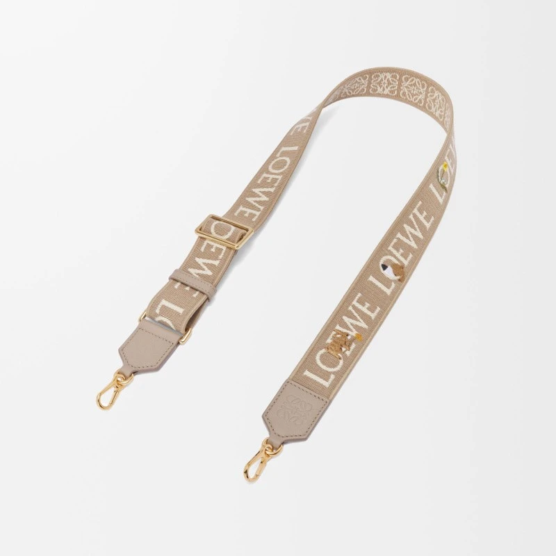 商品Loewe|【预售3-5天】LOEWE/罗意威 女士沙色帆布/小牛皮肩带,价格¥5480,第1张图片