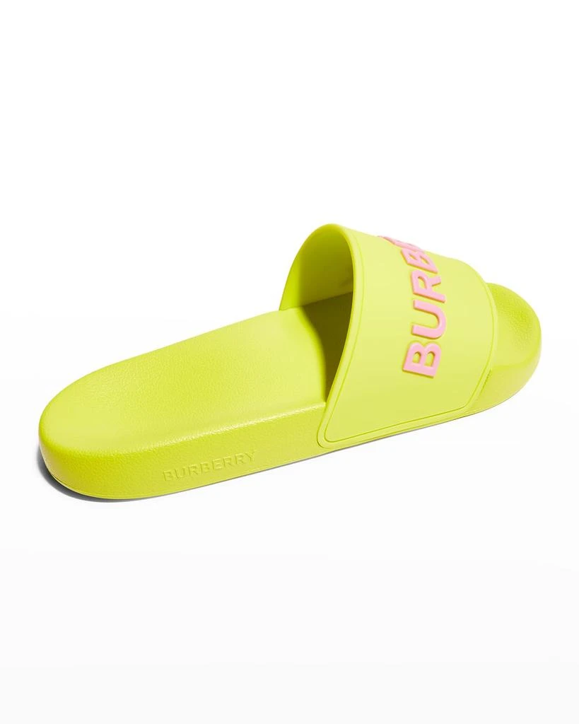 商品Burberry|Furley Logo Slide Sandals,价格¥1189,第3张图片详细描述