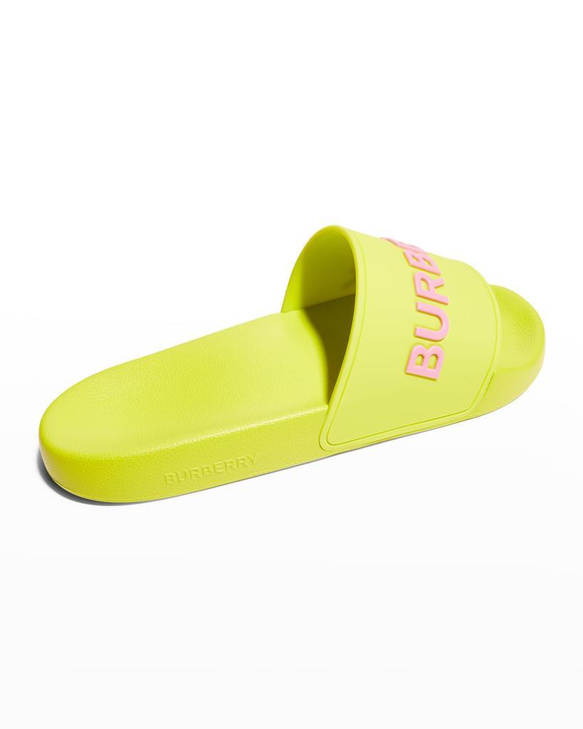 商品Burberry|Furley Logo Slide Sandals,价格¥1133,第5张图片详细描述